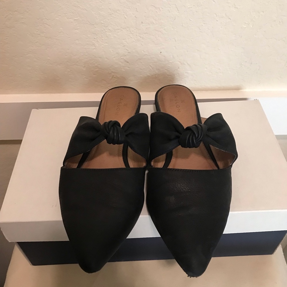 Caslon Mules w/Bow tie